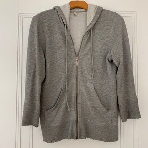Free people 3/4 SLV hoodie